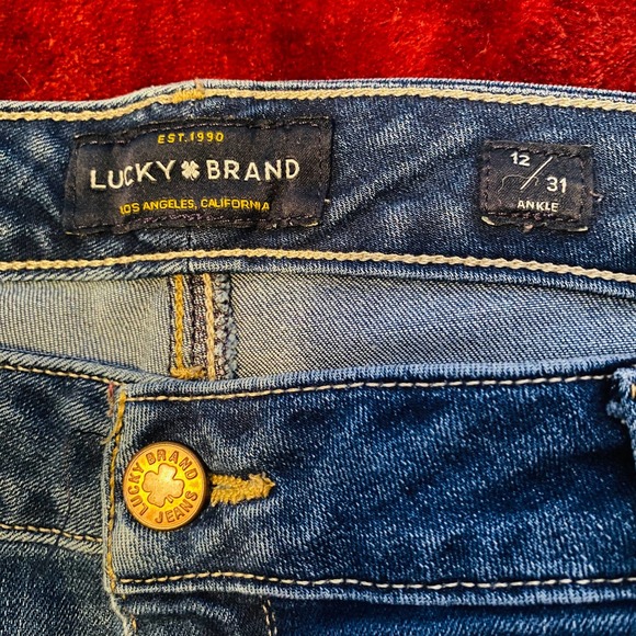 Lucky Brand Lolita Womens ORTA Premium blue jeans size 12/31 - Picture 4 of 11